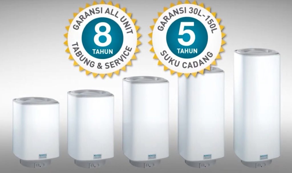 recommended water heater brand in surabaya